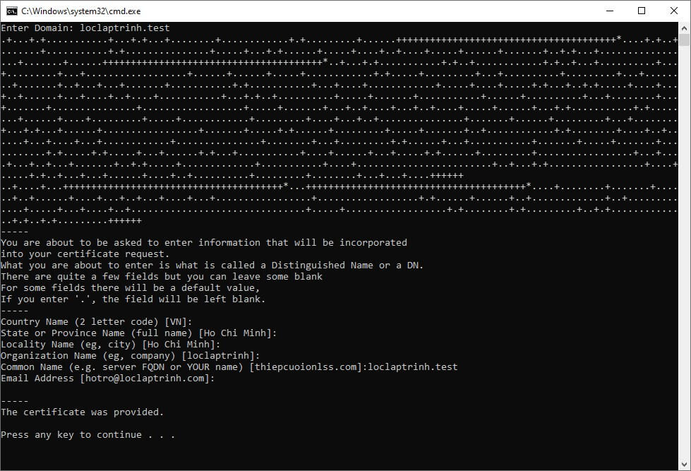 Hướng dẫn cài đặt SSL cho XAMPP (windows)
