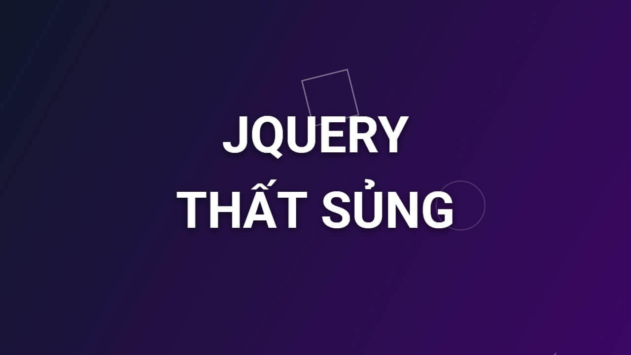 Sự thoái trào của jQuery: Tại sao 'Huyền thoại' một thời không còn được sủng ái?